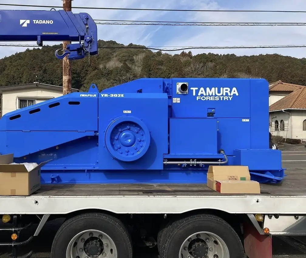 田村林業の集材機。イワフジ工業 YR-302E